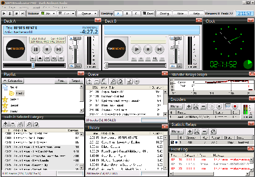SAM Broadcaster Screenshot